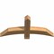 Ekena Millwork Bellingham Timber Gable Bracket, Western Red Cedar, 36"W x 16"H x 3 1/2"D x 3 1/2"F, 11/12 Pitch GBW036X16X0404BEL00SWR - alternate 3